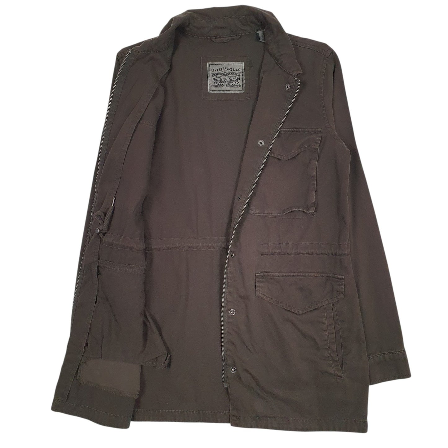 Mens Green Levis   Coat