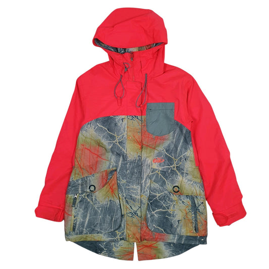 Mens Pink Nike 6.0 Snowboarding Skiing Waterproof  Coat