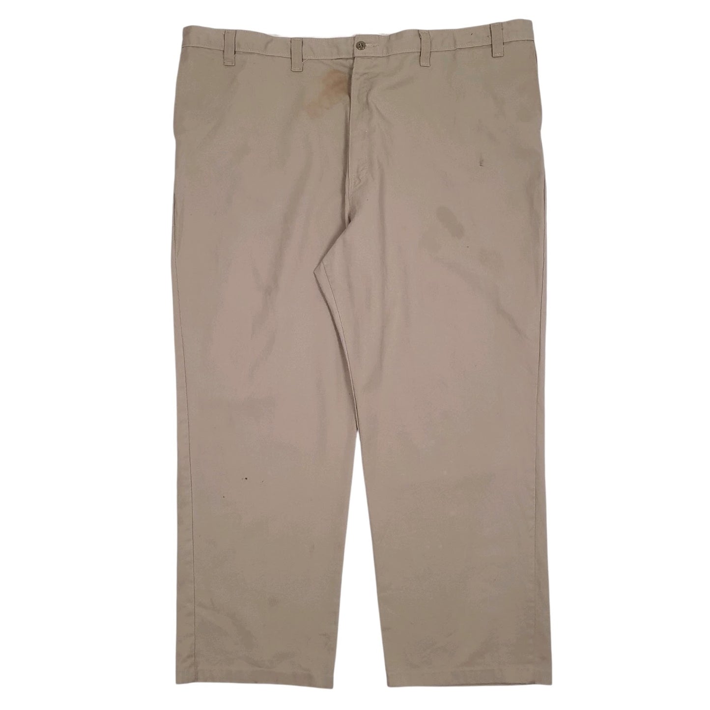 Mens Brown Dickies Workwear Chino Trousers