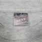 Mens Grey Fruit Of The Loom Vintage 90s Made In USA Hoodie T Shirt