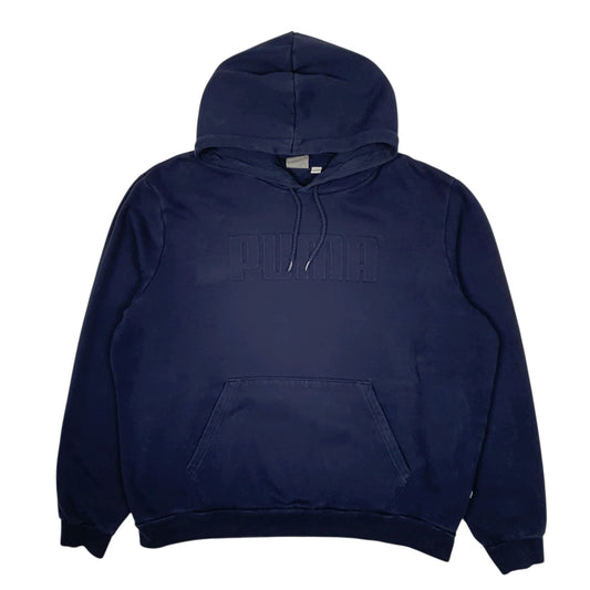 Mens Navy Puma  Hoodie Jumper