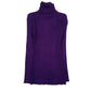Womens Purple 1826  Turtle Neck Jumper
