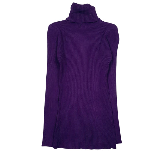 Womens Purple 1826  Turtle Neck Jumper