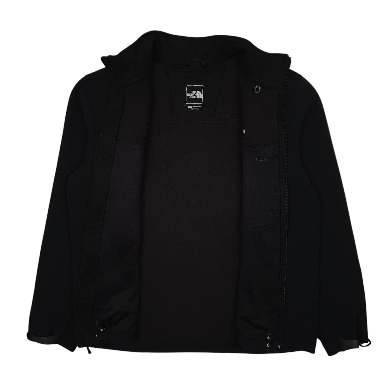 Mens Black The North Face Windbreaker Hoodie Coat