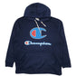 Womens Navy Champion  Hoodie Jumper
