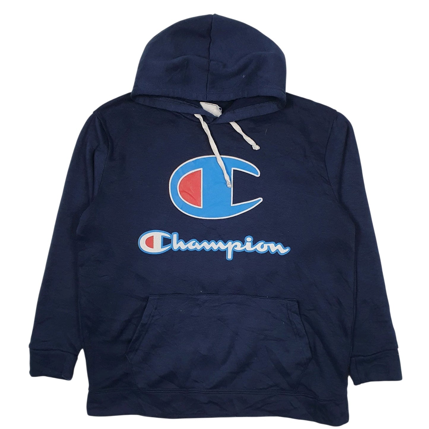 Womens Navy Champion  Hoodie Jumper