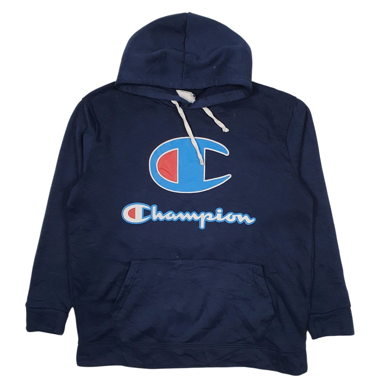Womens Navy Champion  Hoodie Jumper