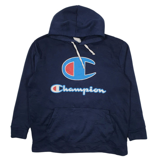 Womens Navy Champion  Hoodie Jumper
