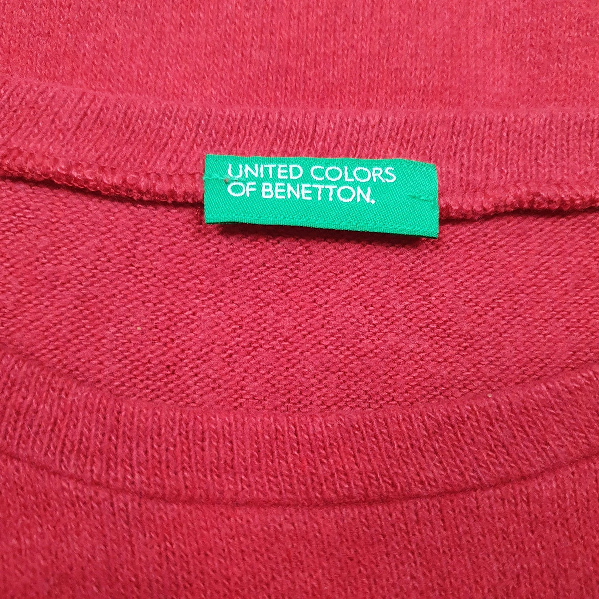 Womens Red United Colors Of Benetton  Crewneck Jumper
