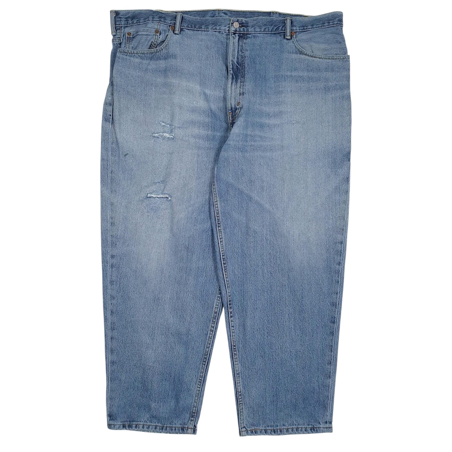 Mens Blue Levis Distressed 560 JeansW48 L30