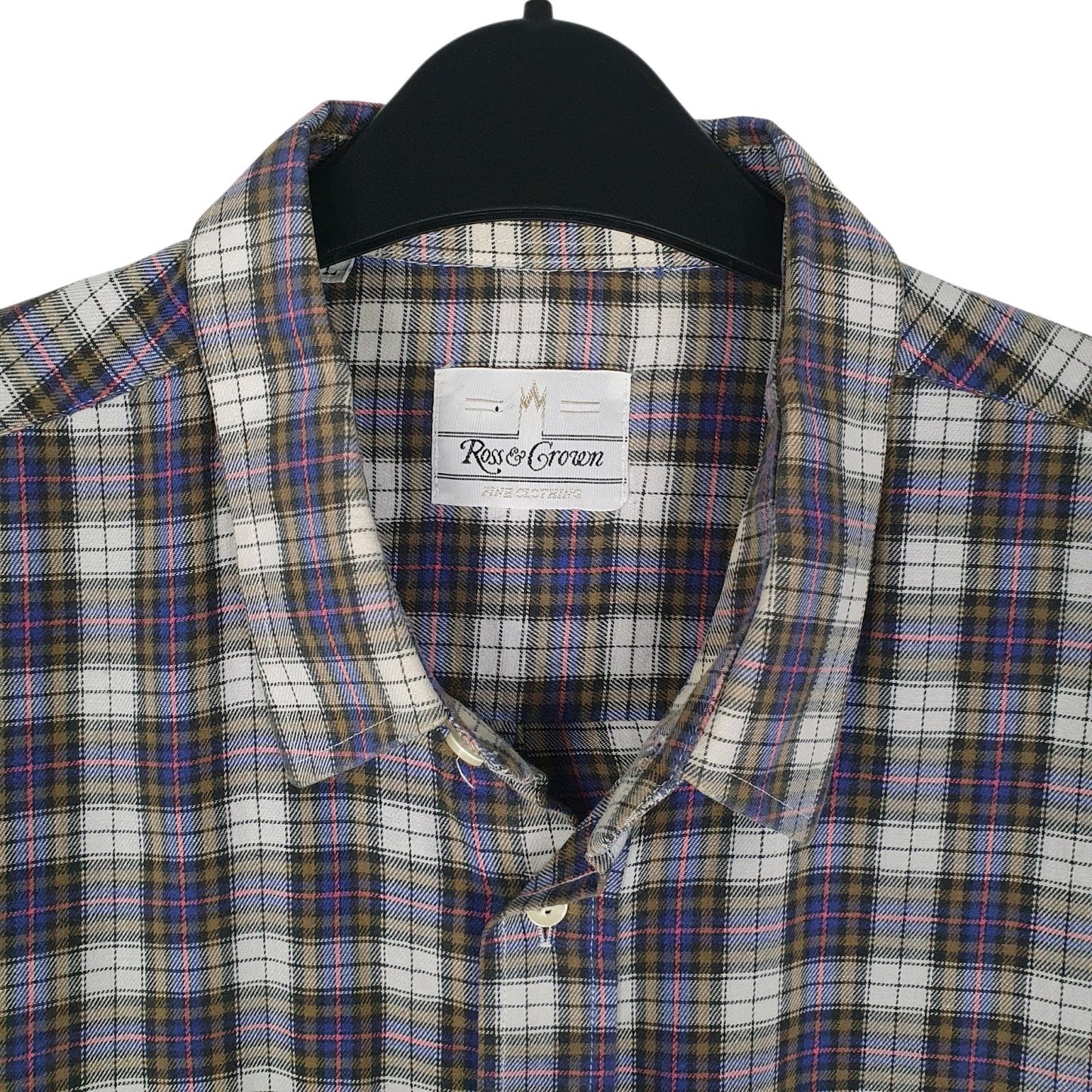 Mens Navy Ross & Crown   Shirt