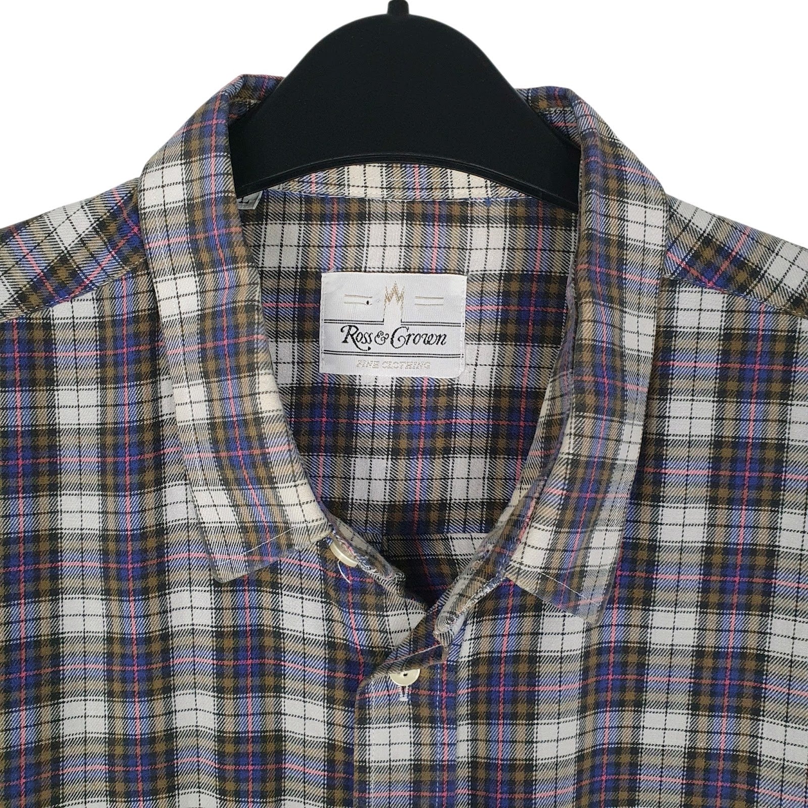 Mens Navy Ross & Crown   Shirt