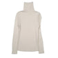Womens Cream Unbranded  Turtle Neck Jumper