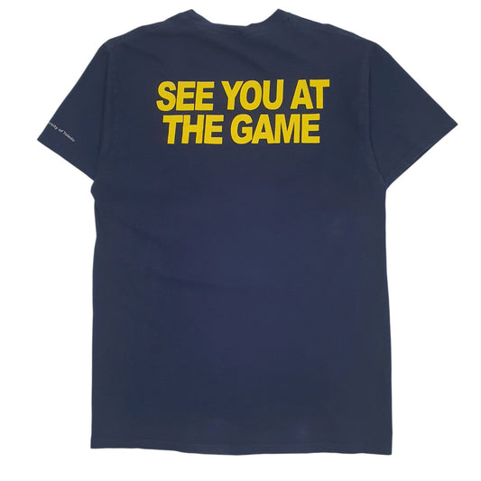 Mens Navy Fruit Of The Loom Rocket Fanatics  T Shirt