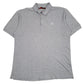 Mens Grey Kappa  Short Sleeve Polo Shirt