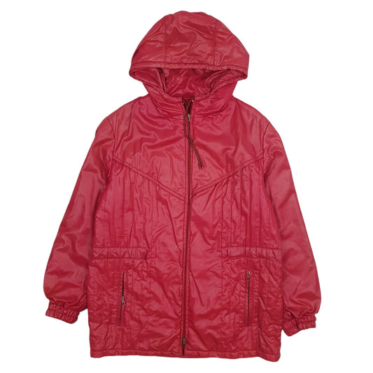 Mens Red Unbranded Padded Hooded  Coat