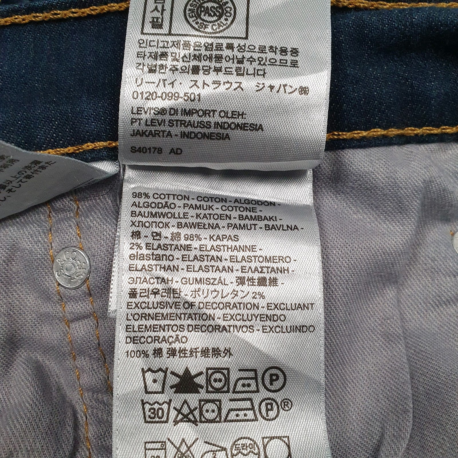 Mens Blue Levis   Jeans