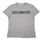 Womens Grey Bikkembergs Spellout Short Sleeve T Shirt