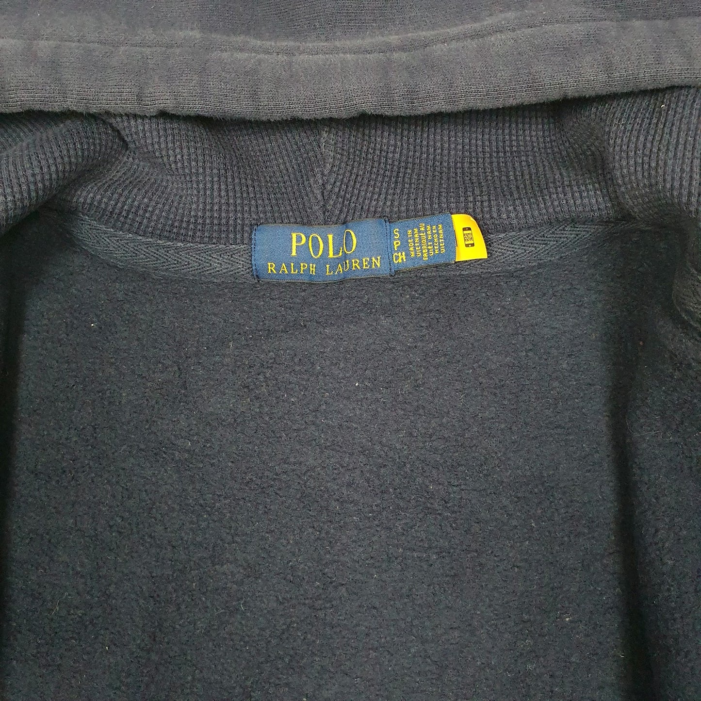 Mens Navy Polo Ralph Lauren Hoodie Full Zip Jumper