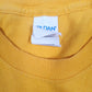 Mens Yellow Gildan   T Shirt