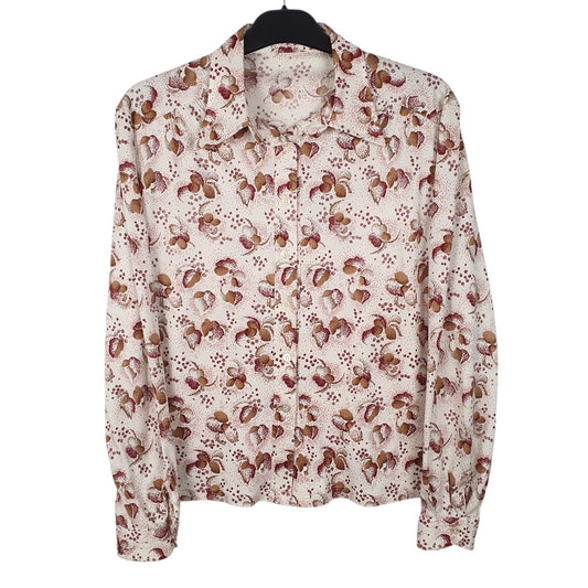Womens White Unbranded  Long Sleeve Shirt
