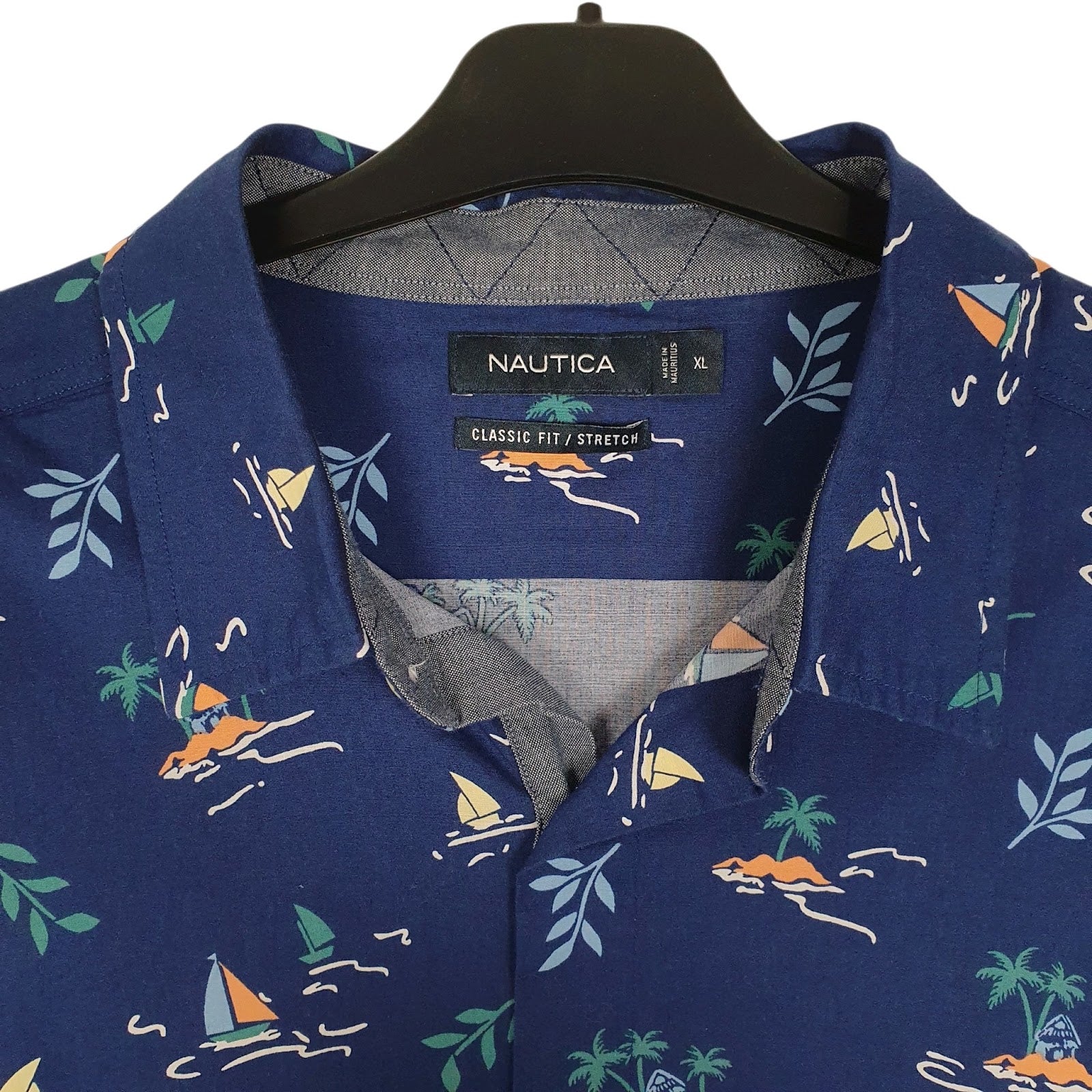Mens Navy Nautica   Shirt