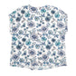 Womens Blue Bonmarche Floral Blouse  T Shirt