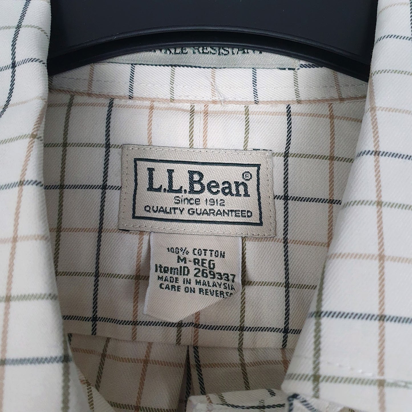 Mens White L.L.Bean   Shirt