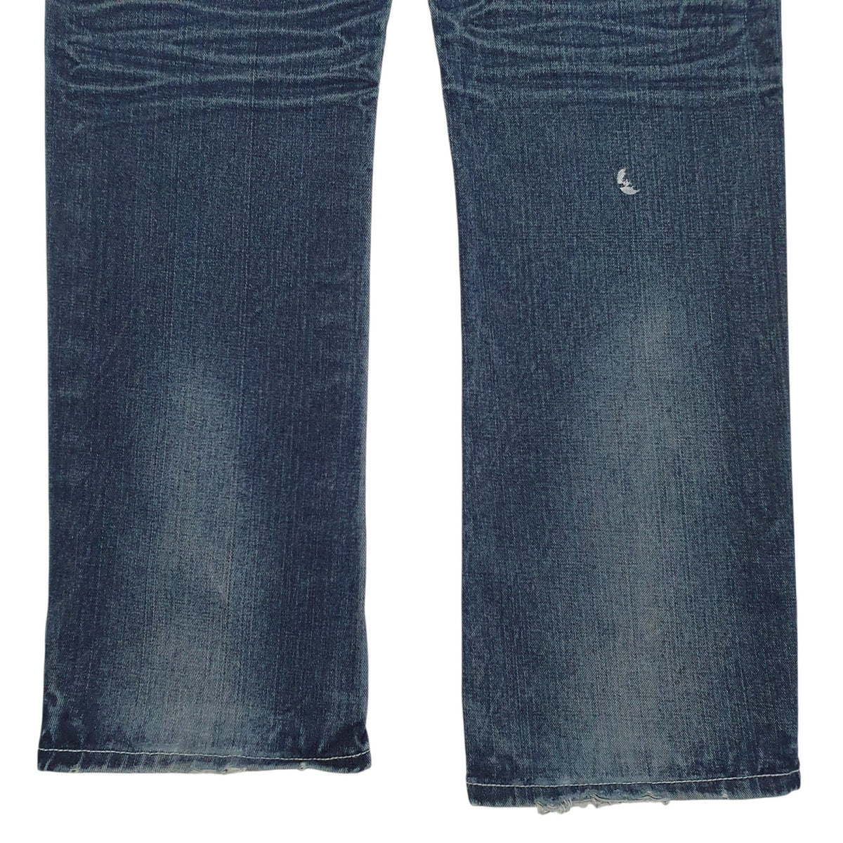 Mens Blue Black Distressed  Jeans