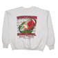 Mens White Fruit Of The Loom Wisconsin Badgers Rose Bowl Vintage 2000 NFL Crewneck Jumper