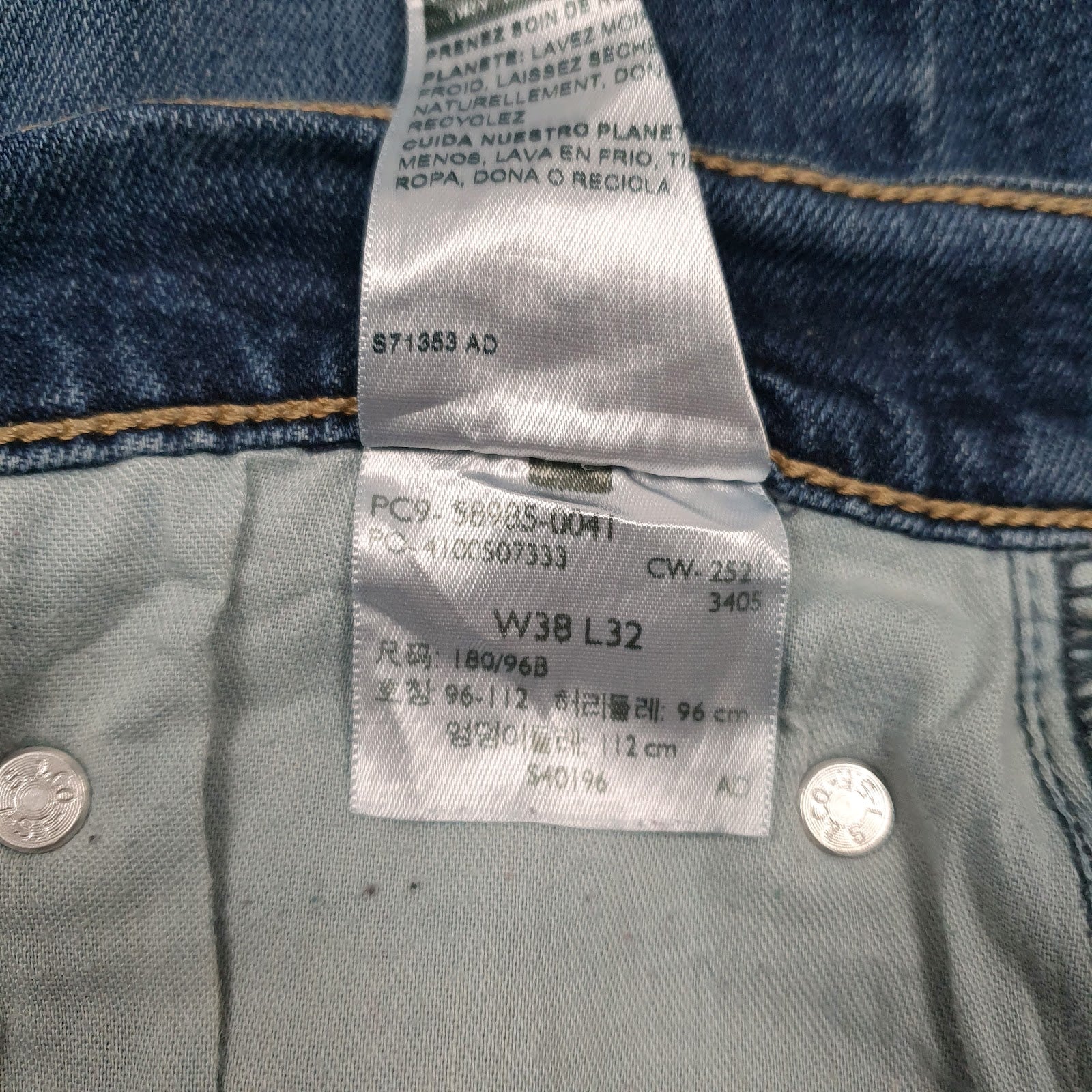 Mens Blue Levis   Jeans