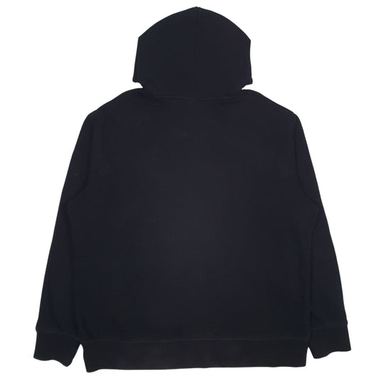 Mens Black Reebok Spellout Hoodie Jumper