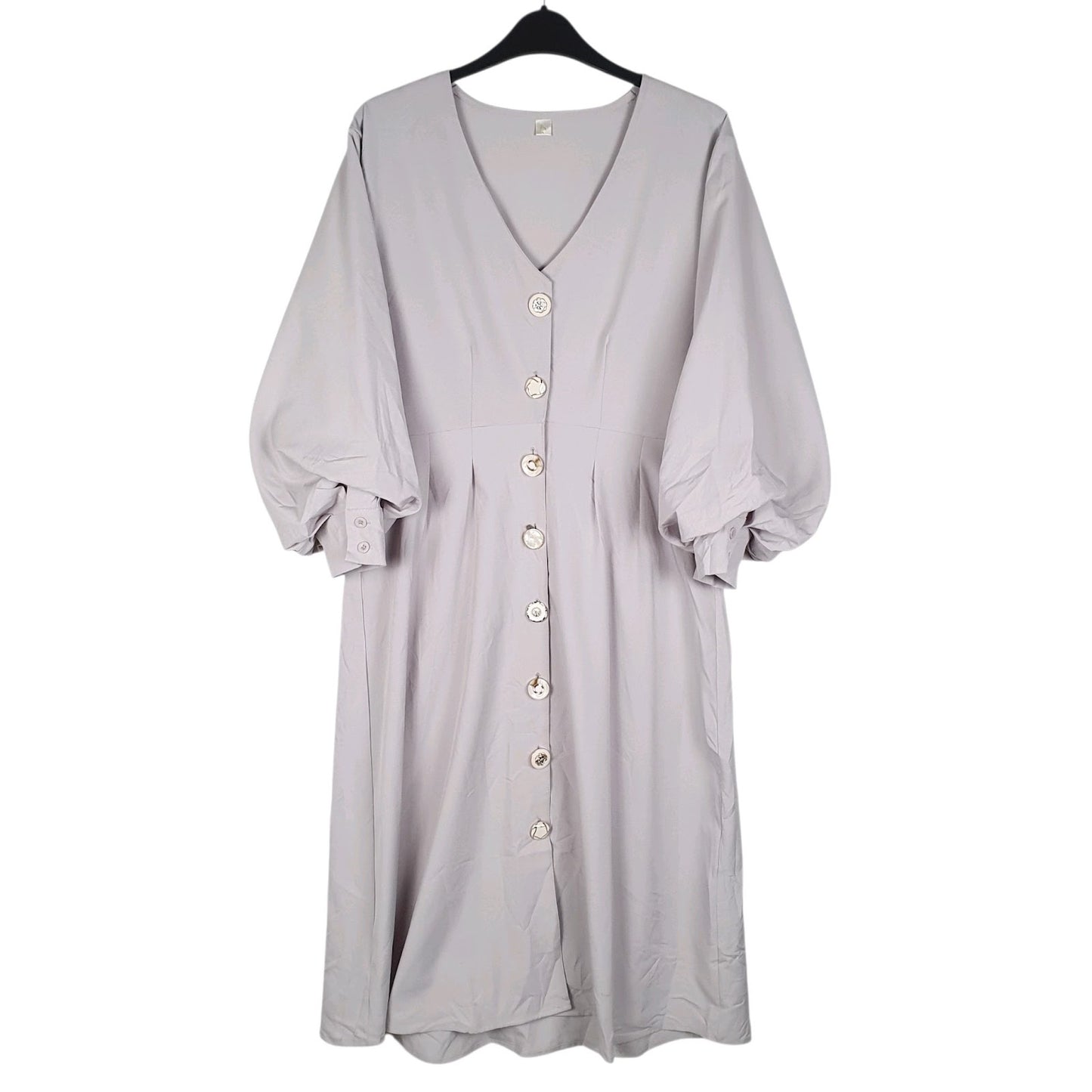 Womens Grey Leciel  Long Sleeve Dress