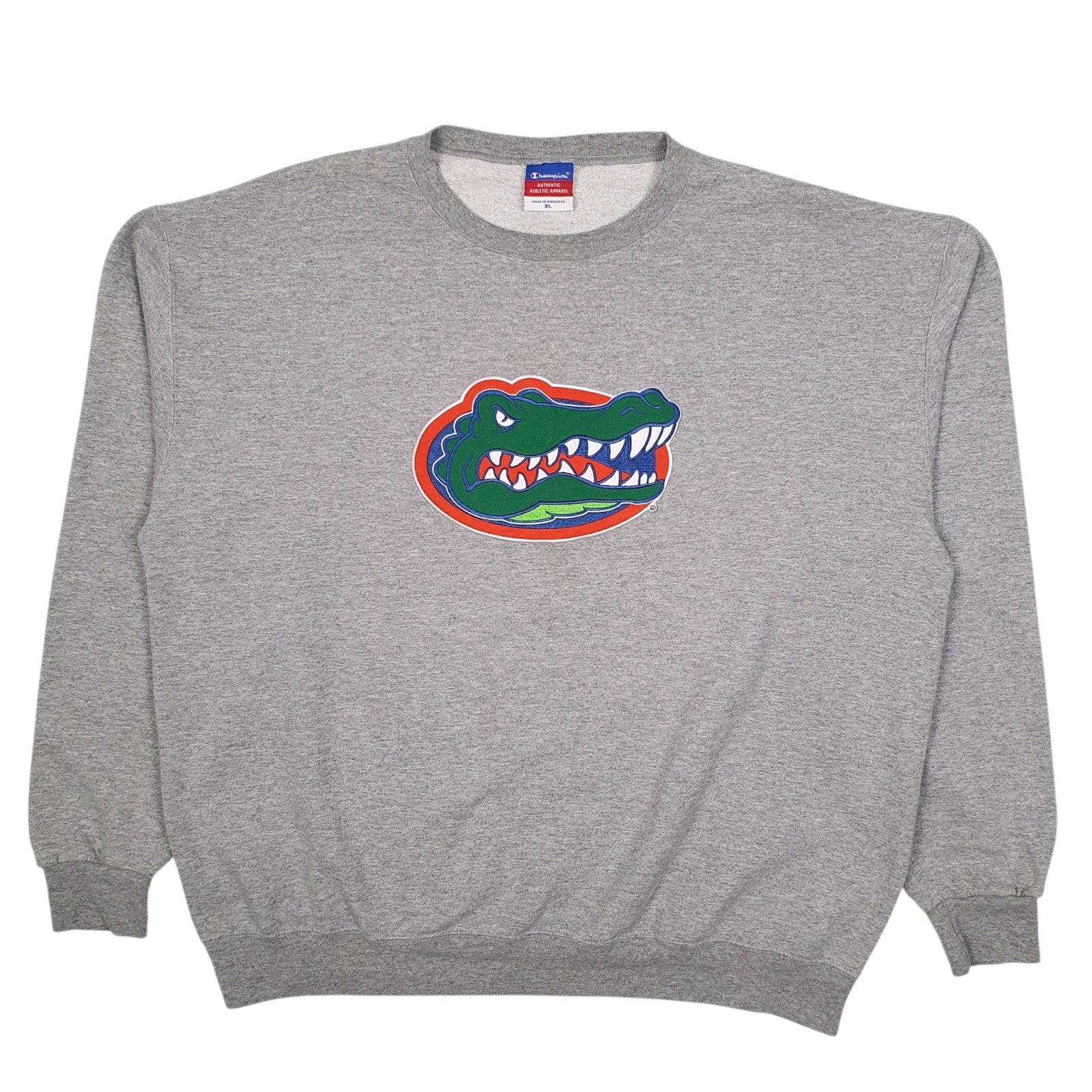 Mens Grey Champion Florida Gators Vintage 2000s Crewneck Jumper