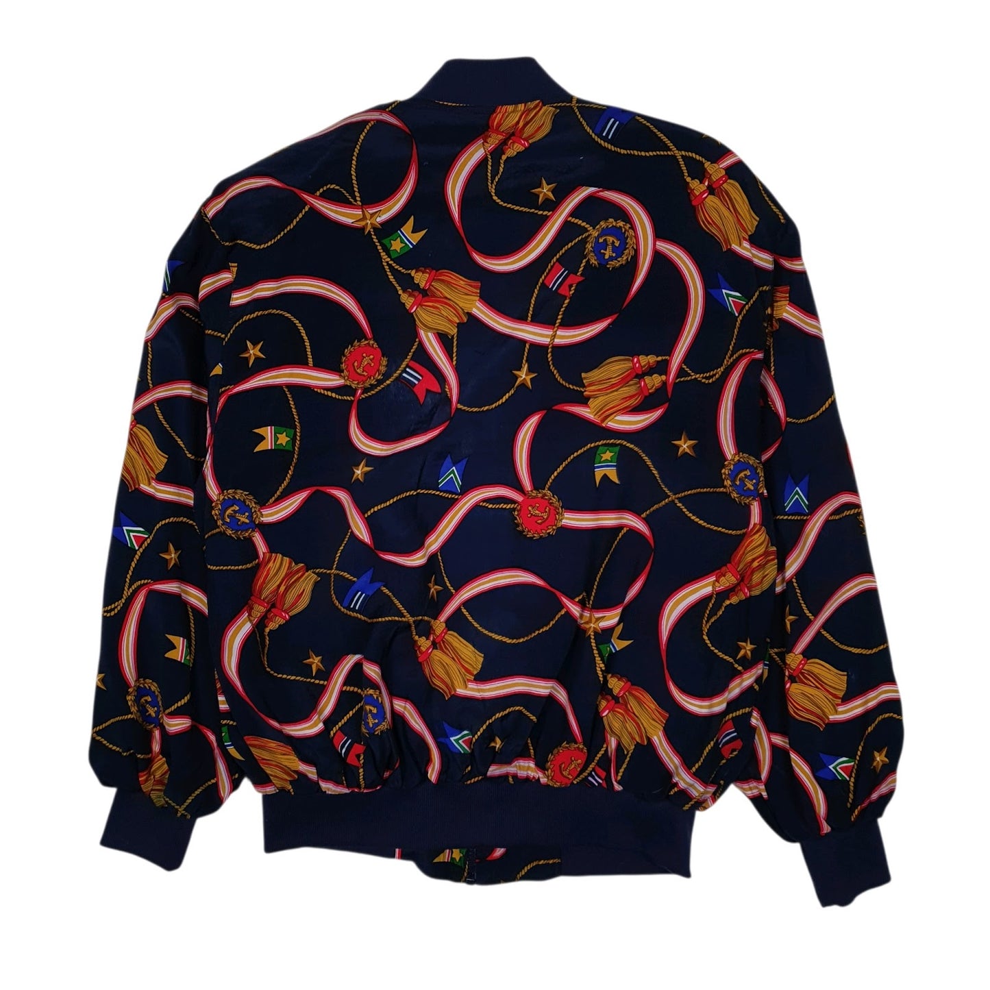 Womens Navy Alfred Dunner Vintage 90s Quarter Zip Coat