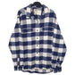 Mens Blue L.L.Bean Flannel Long Sleeve Shirt