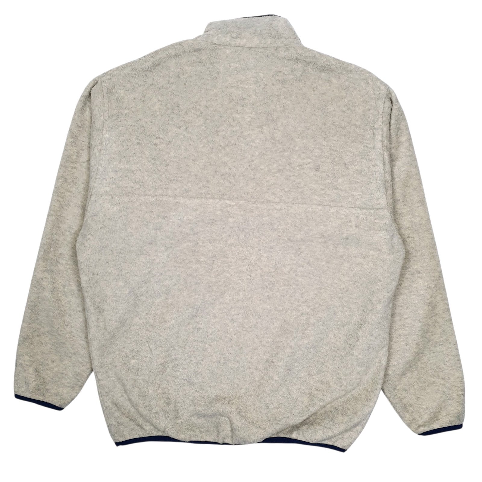 Mens Cream Patagonia Synchilla Quarter Zip Jumper