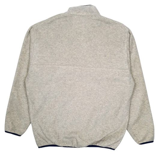 Mens Cream Patagonia Synchilla Quarter Zip Jumper