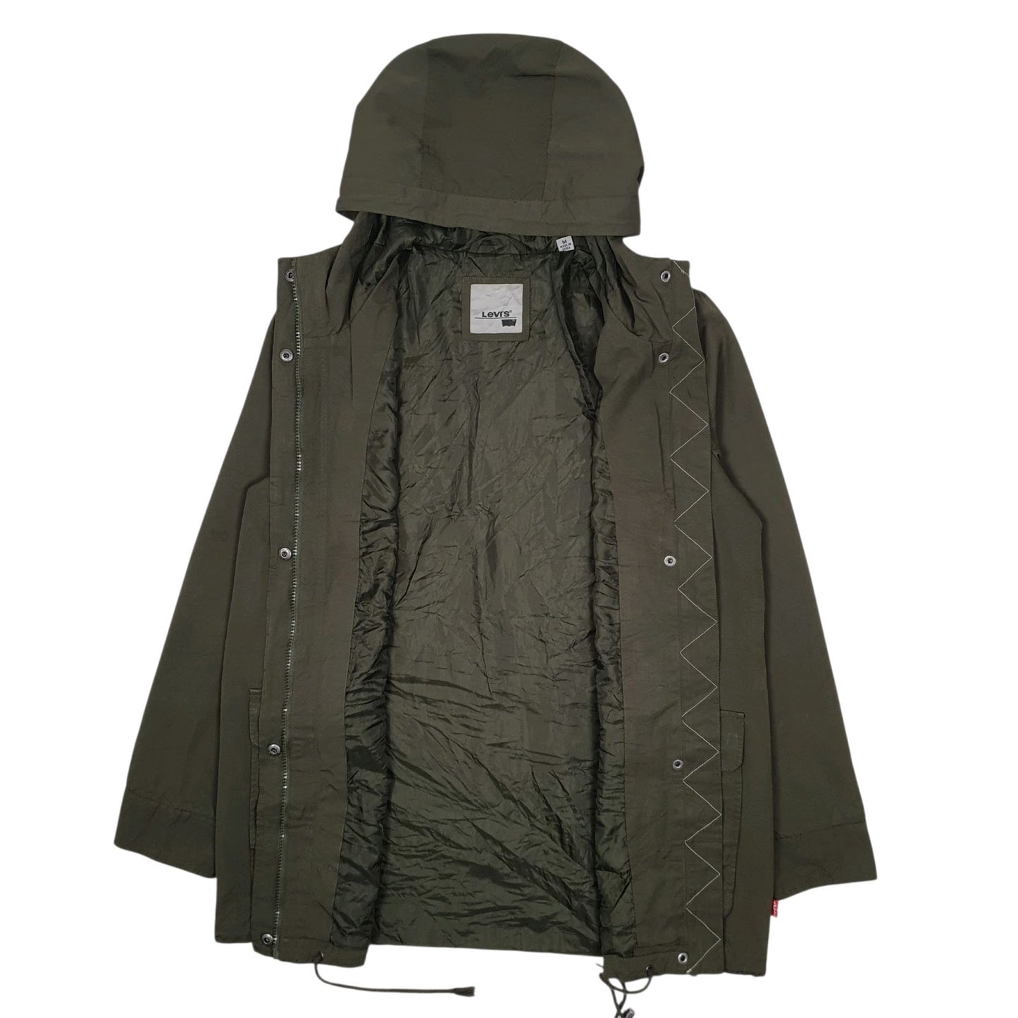 Womens Green Levis Field Lightweight  Coat