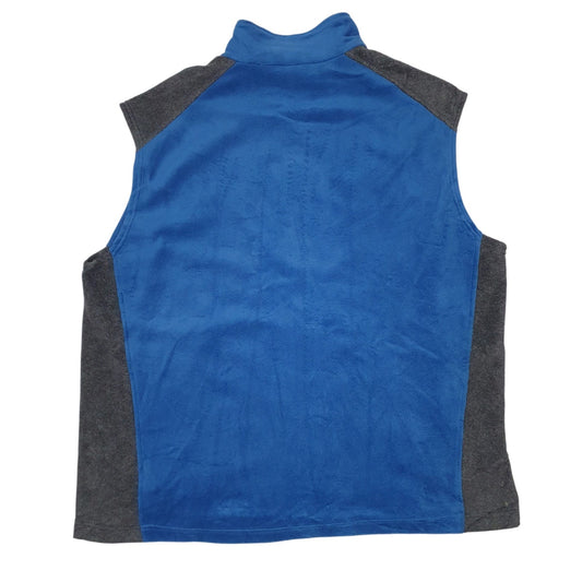 Mens Blue Columbia Sportswear Company Gilet Full Zip Jumper