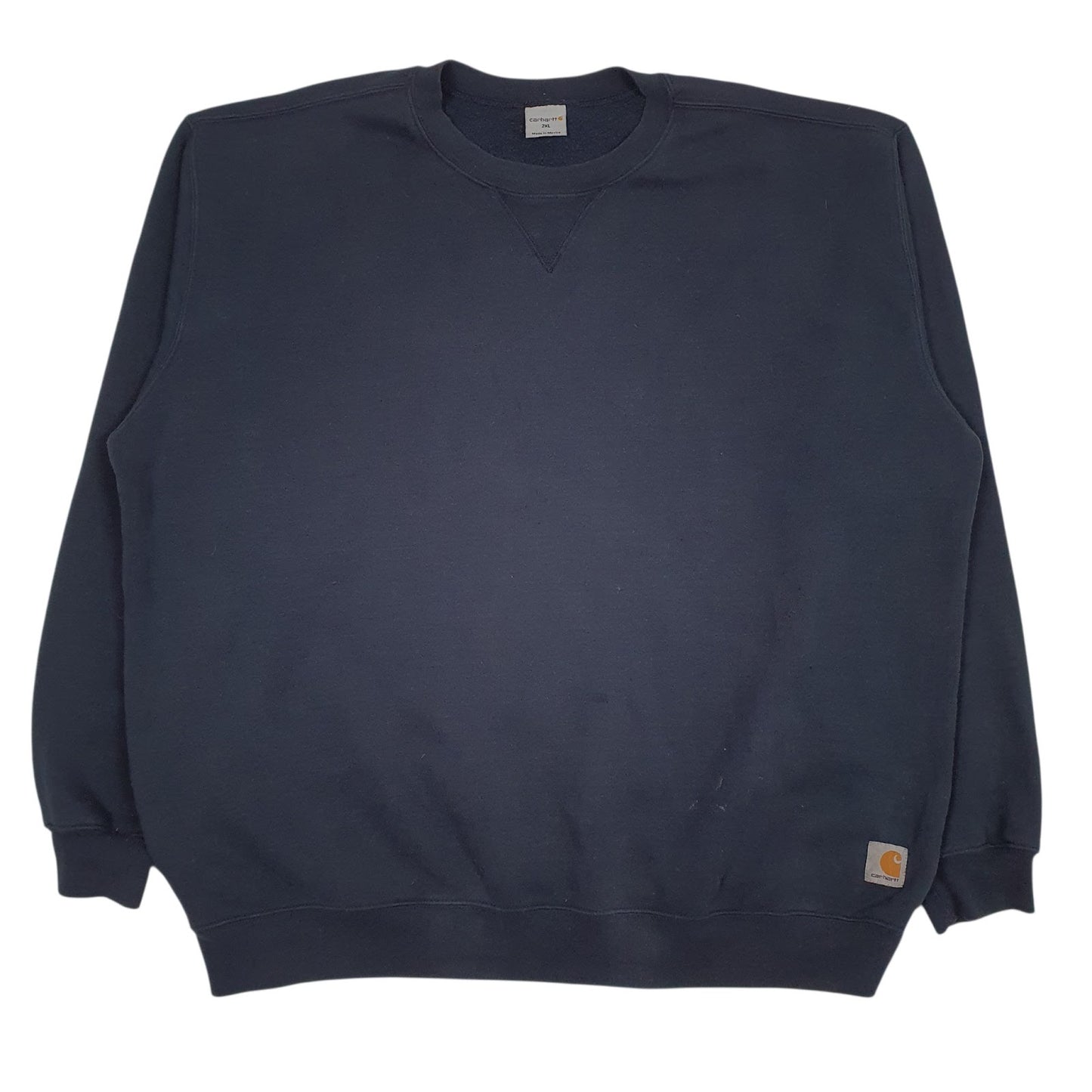 Mens Navy Carhartt  Crewneck Jumper