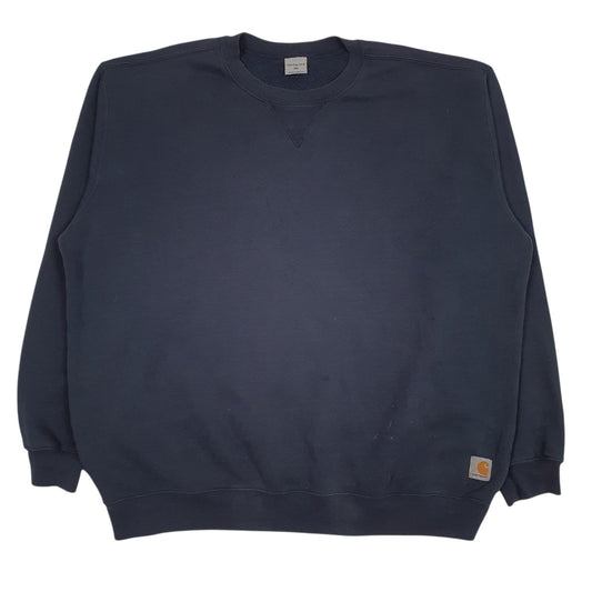 Mens Navy Carhartt  Crewneck Jumper