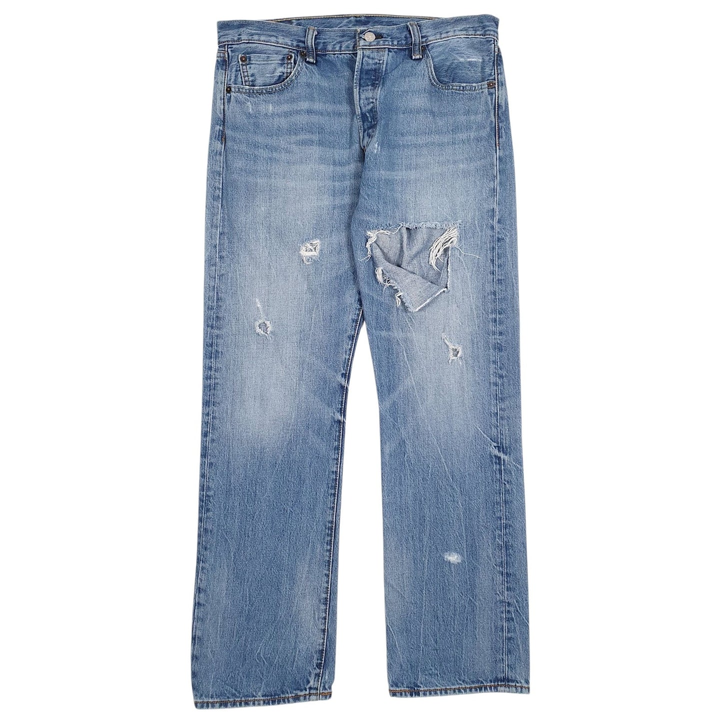Mens Blue Levis  501 JeansW34 L30