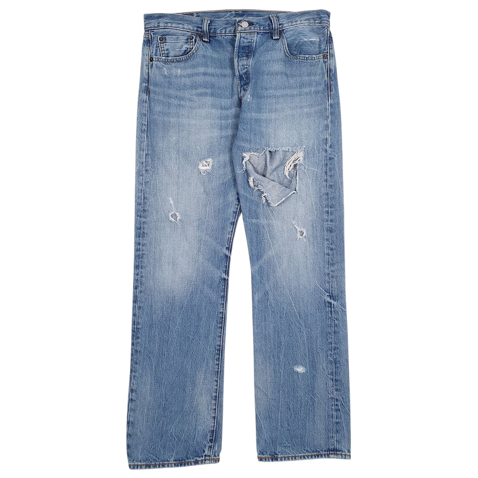 Mens Blue Levis  501 JeansW34 L30