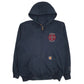Mens Navy Carhartt  Full Zip Jumper