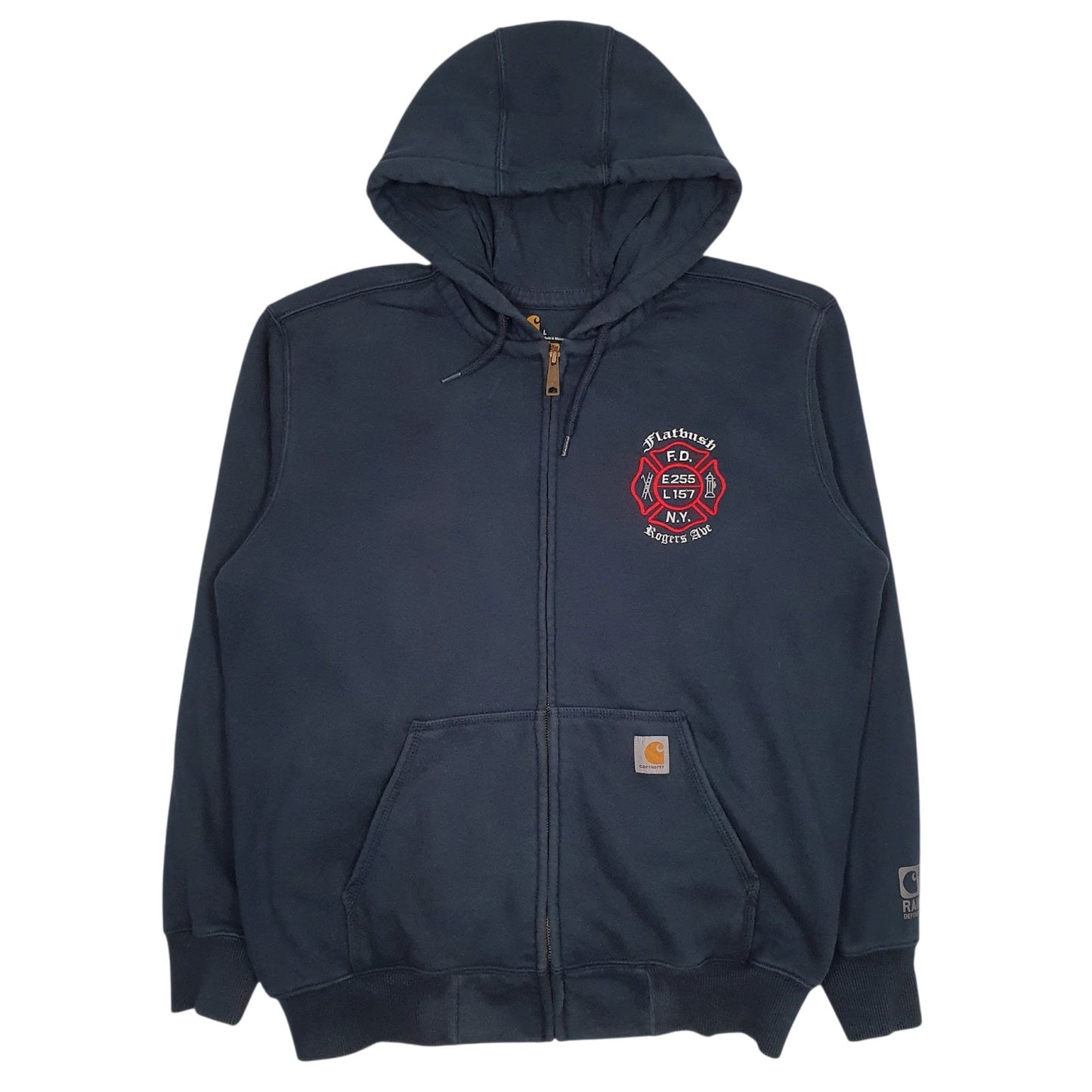 Mens Navy Carhartt  Full Zip Jumper