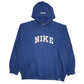Mens Blue Nike Vintage 00s Spellout Hoodie Jumper