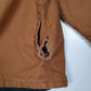Mens Brown Wrangler Chore Bomber Hoodie  Coat
