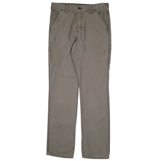 Mens Grey Carhartt 101710 Carpenter Trousers