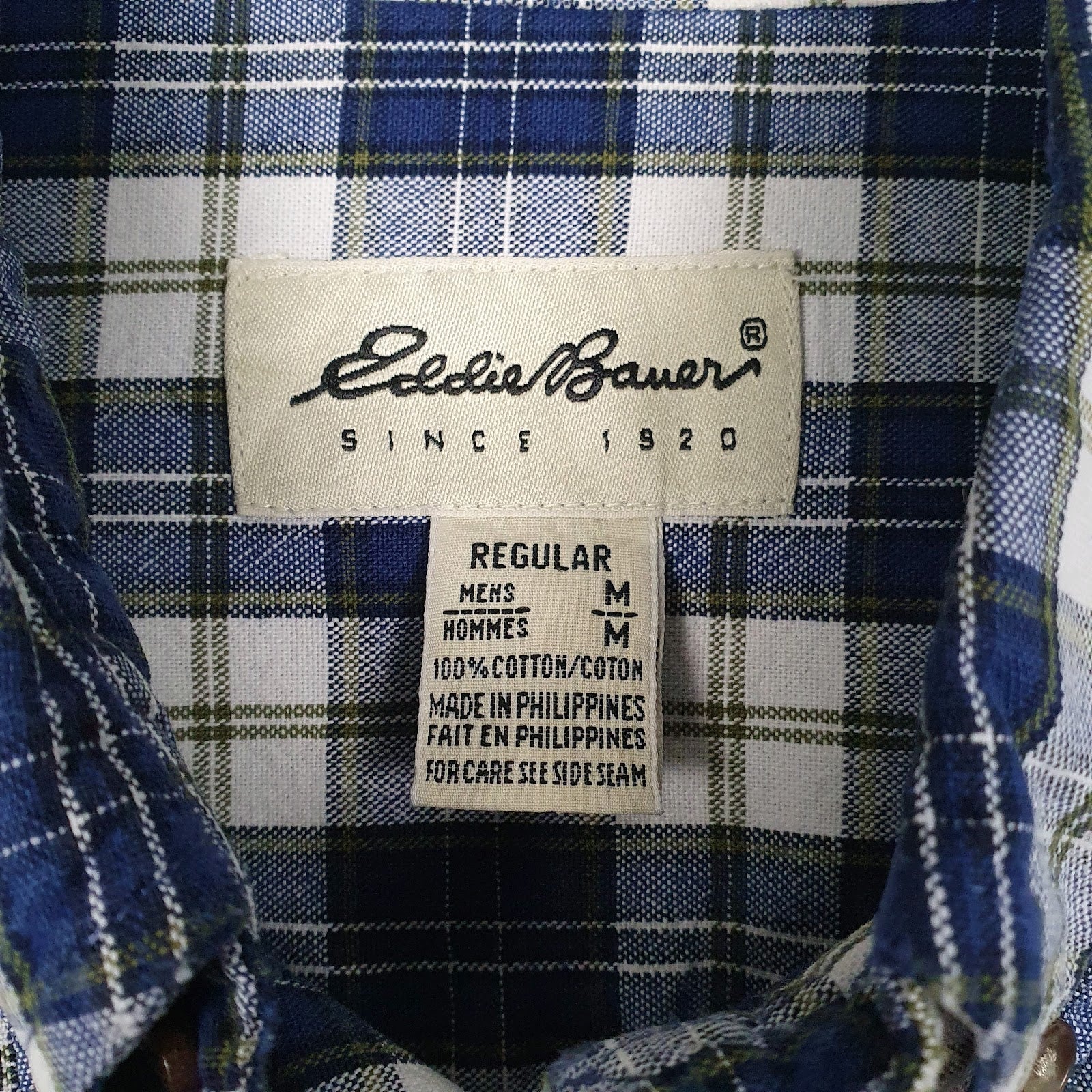Mens Blue Eddie Bauer   Shirt